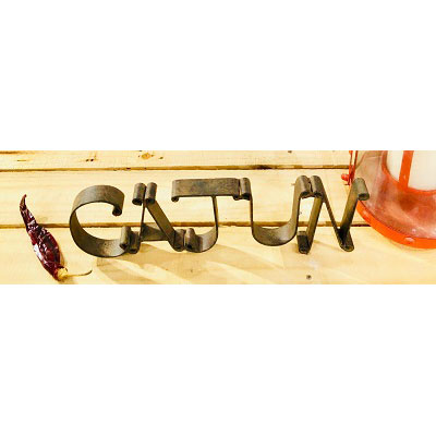 CAJUN Cutout Sign-Rust-51139